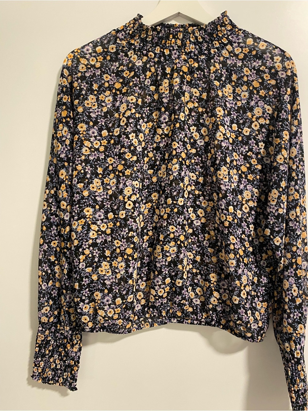 Sheer Floral Top